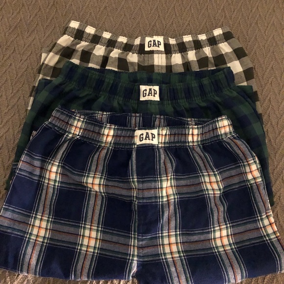 Lot of 3 GAP Flannel Pajama Pants, Sz 10 - Picture 1 of 5